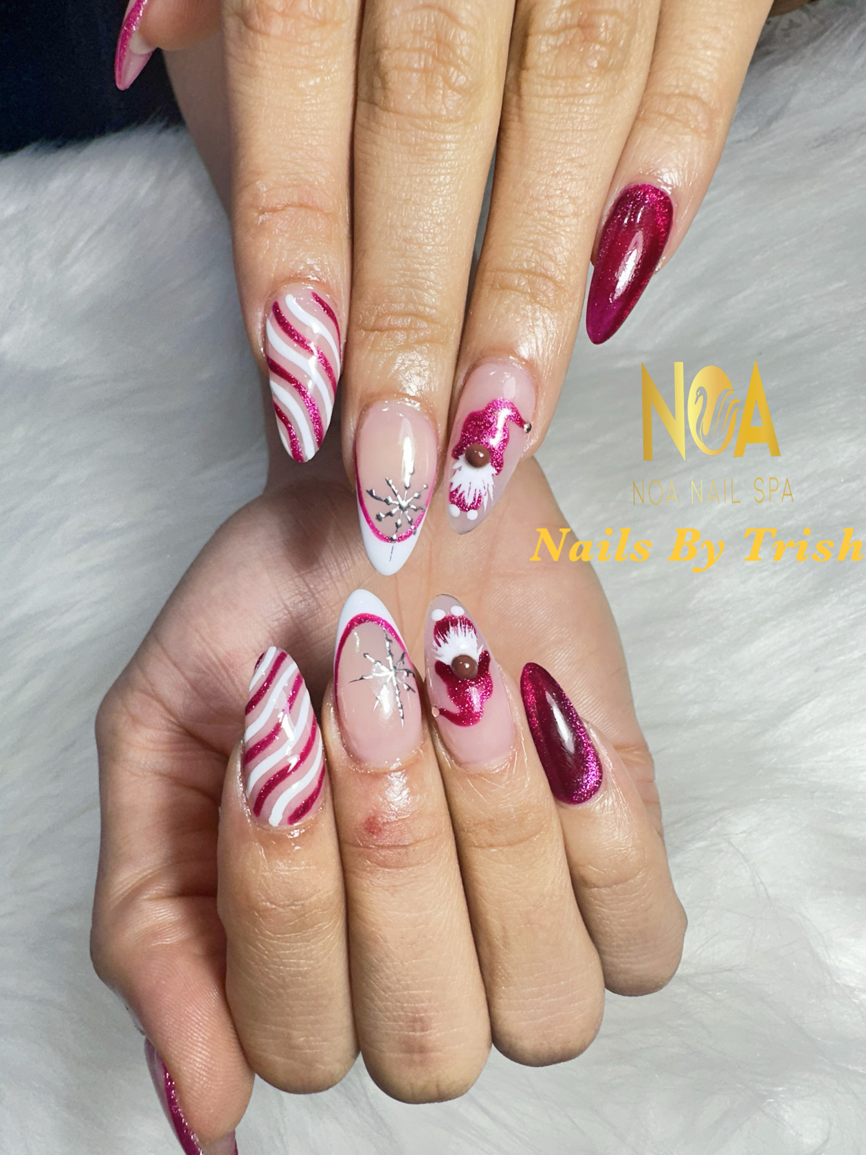 Noa Nail Spa nail work in Concord, North Carolina